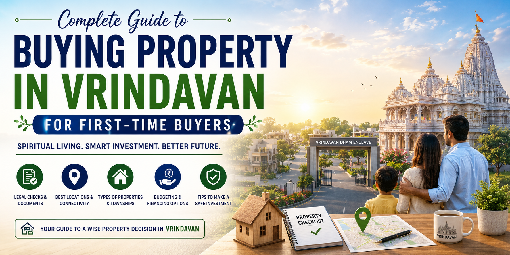 Complete Guide to Buying Property in Vrindavan for First-Time Buyers